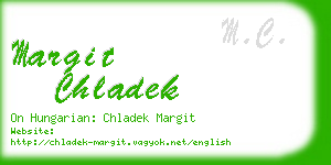 margit chladek business card